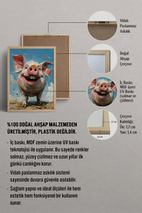 HOMEPACK Şenlik Domuzu Tablo  BEK-8696