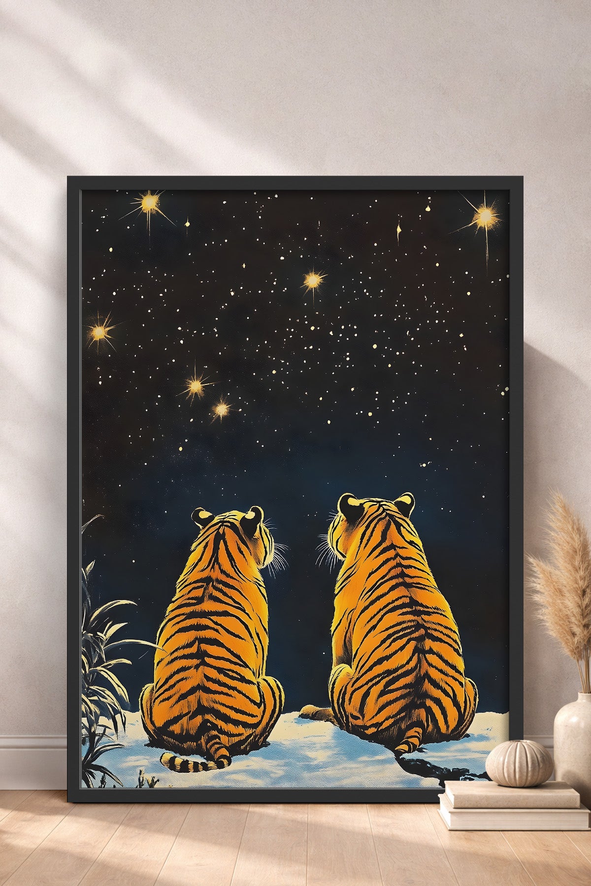 HOMEPACK Ayışığı Kaplanları Tablo  BEK-8703
