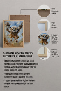 HOMEPACK Uçan Baykuş Tablo  BEK-8707