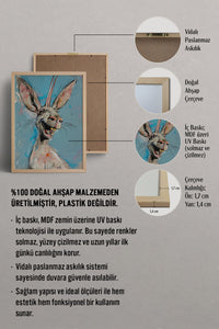 HOMEPACK Mavi Düşler Tavşanı Tablo BEK-8511