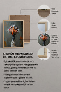 HOMEPACK Çılgın Devekuşu Tablo  BEK-8538