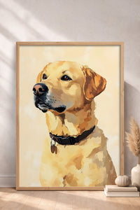 HOMEPACK Neşeli Sevimli Labrador Tablo  BEK-8512