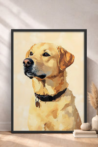 HOMEPACK Neşeli Sevimli Labrador Tablo  BEK-8512