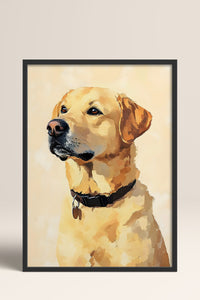 HOMEPACK Neşeli Sevimli Labrador Tablo  BEK-8512