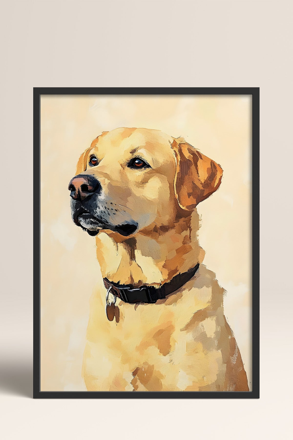 HOMEPACK Neşeli Sevimli Labrador Tablo  BEK-8512