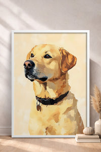 HOMEPACK Neşeli Sevimli Labrador Tablo  BEK-8512
