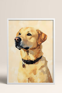 HOMEPACK Neşeli Sevimli Labrador Tablo  BEK-8512