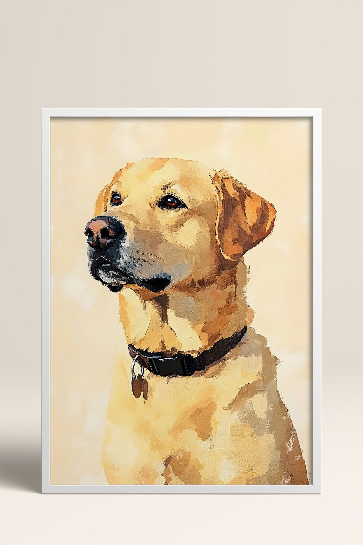 HOMEPACK Neşeli Sevimli Labrador Tablo  BEK-8512