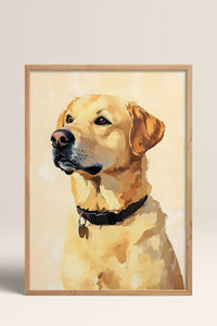 HOMEPACK Neşeli Sevimli Labrador Tablo  BEK-8512