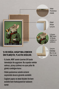 HOMEPACK Minik Centilmen Fare Tablo  BEK-8540