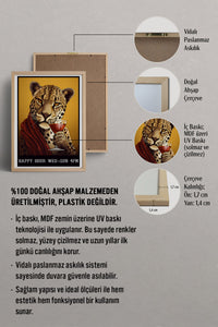 HOMEPACK Asil Leopar Tablo  BEK-8541
