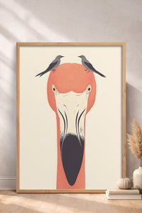 HOMEPACK Flamingo Bakışı Tablo  BEK-8543