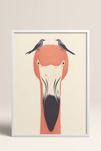 HOMEPACK Flamingo Bakışı Tablo  BEK-8543