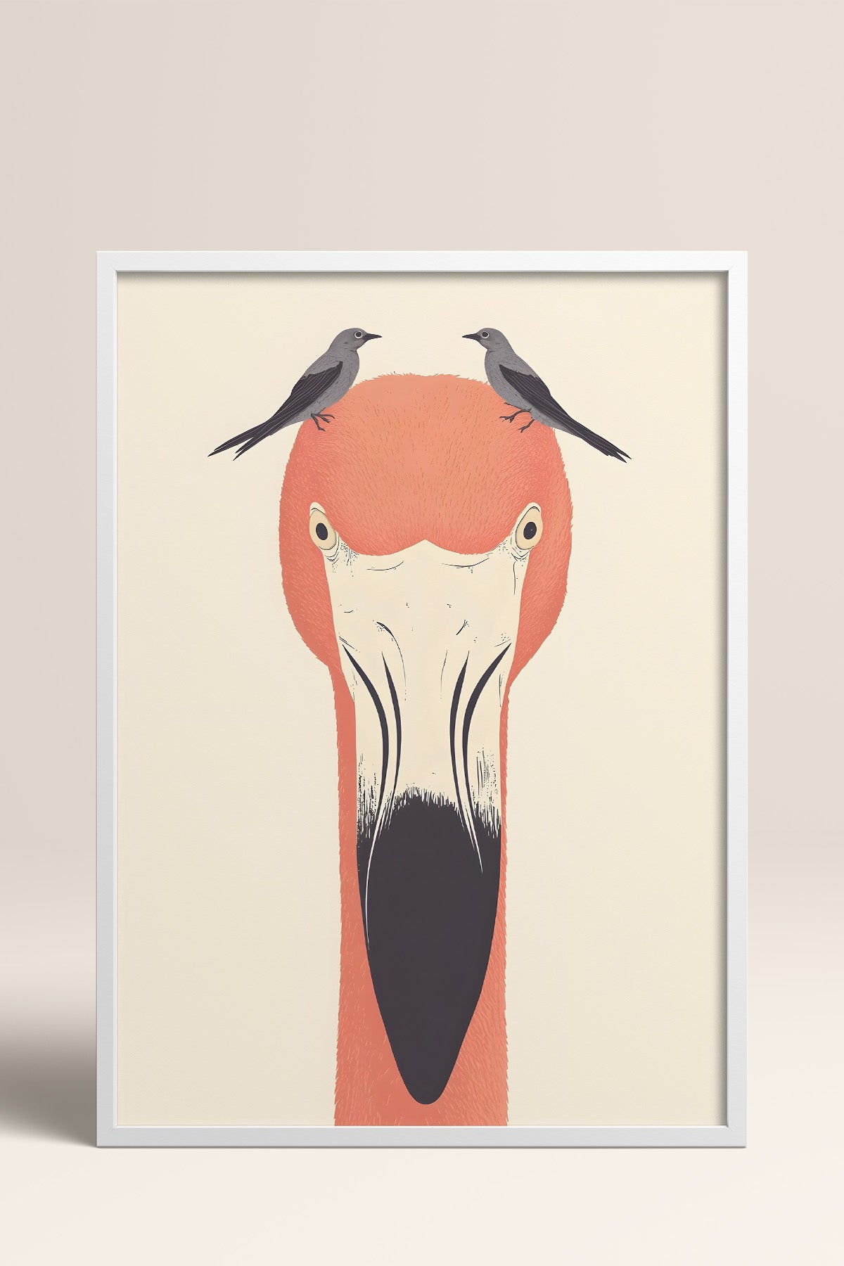 HOMEPACK Flamingo Bakışı Tablo  BEK-8543