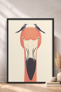 HOMEPACK Flamingo Bakışı Tablo  BEK-8543