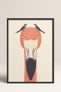 HOMEPACK Flamingo Bakışı Tablo  BEK-8543