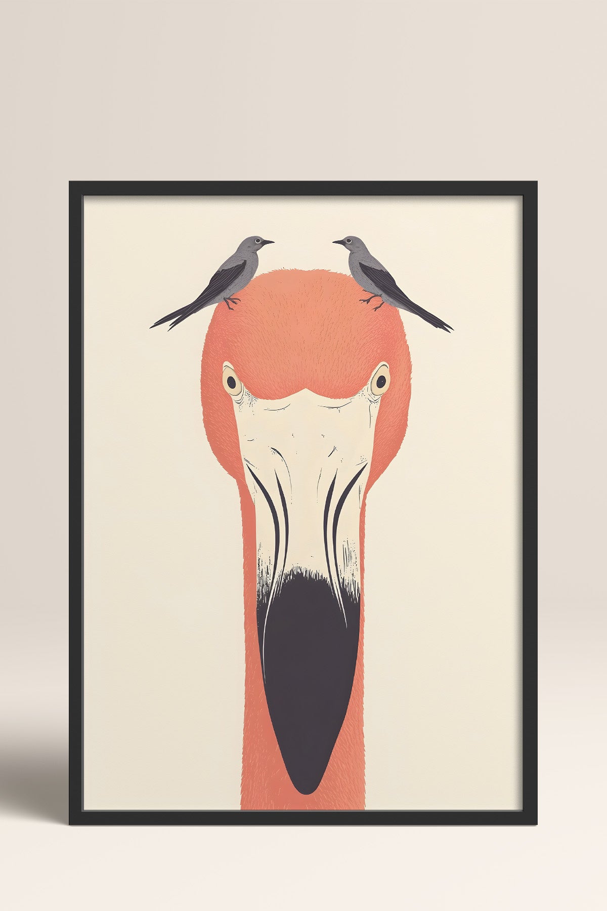 HOMEPACK Flamingo Bakışı Tablo  BEK-8543