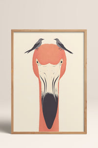HOMEPACK Flamingo Bakışı Tablo  BEK-8543