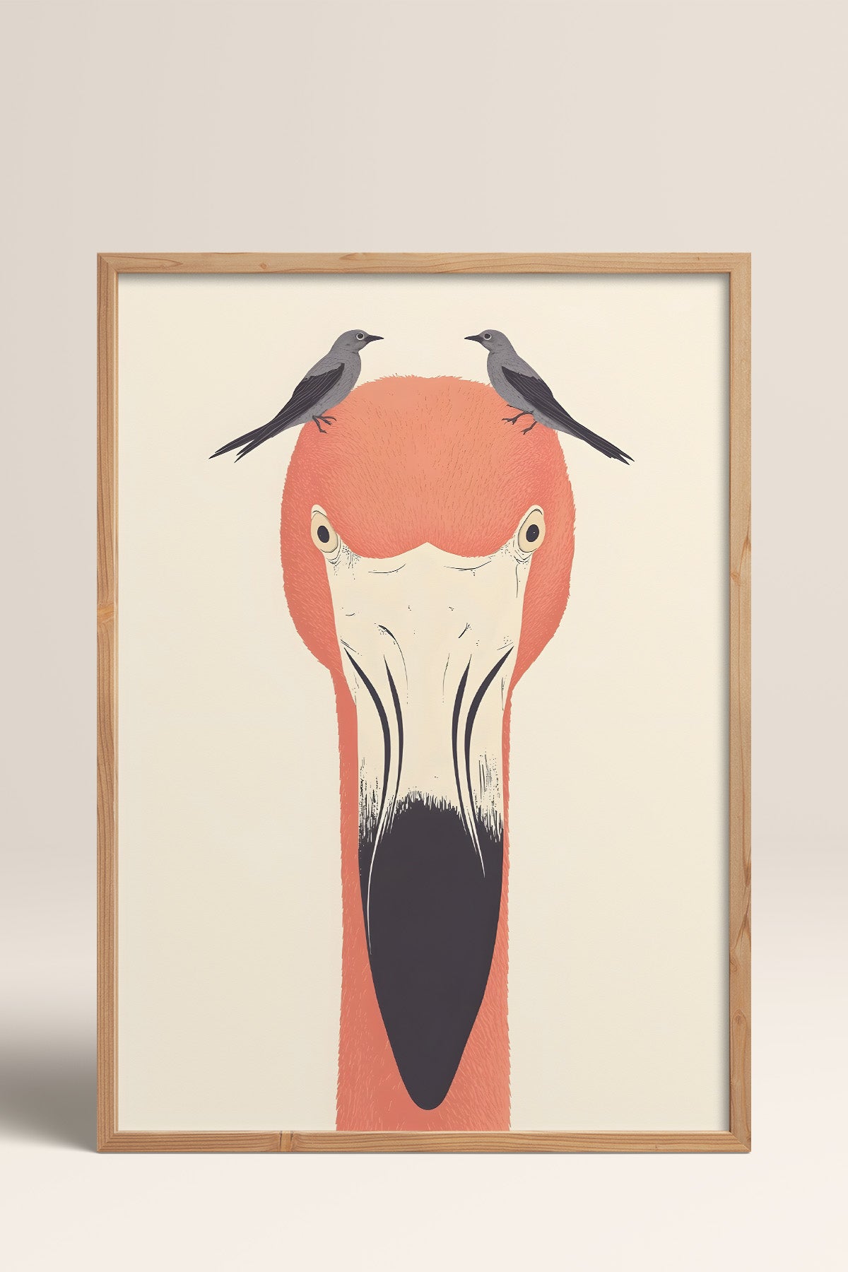 HOMEPACK Flamingo Bakışı Tablo  BEK-8543