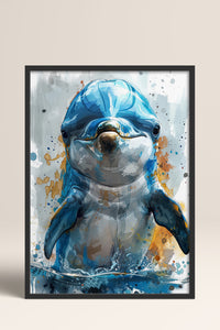 HOMEPACK Sevimli Dolphin Tablo  BEK-8545