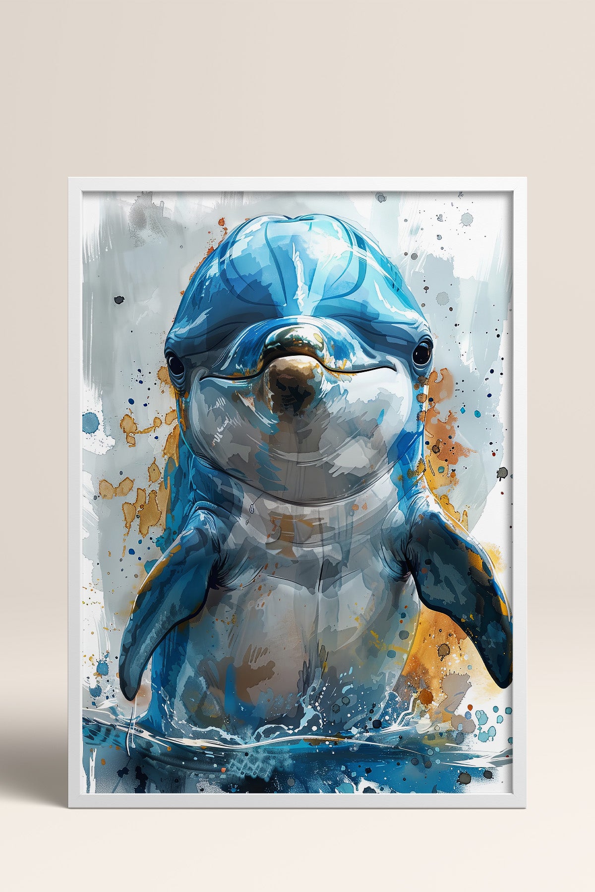 HOMEPACK Sevimli Dolphin Tablo  BEK-8545
