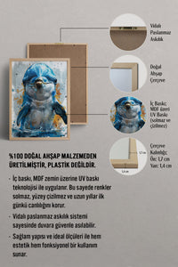 HOMEPACK Sevimli Dolphin Tablo  BEK-8545