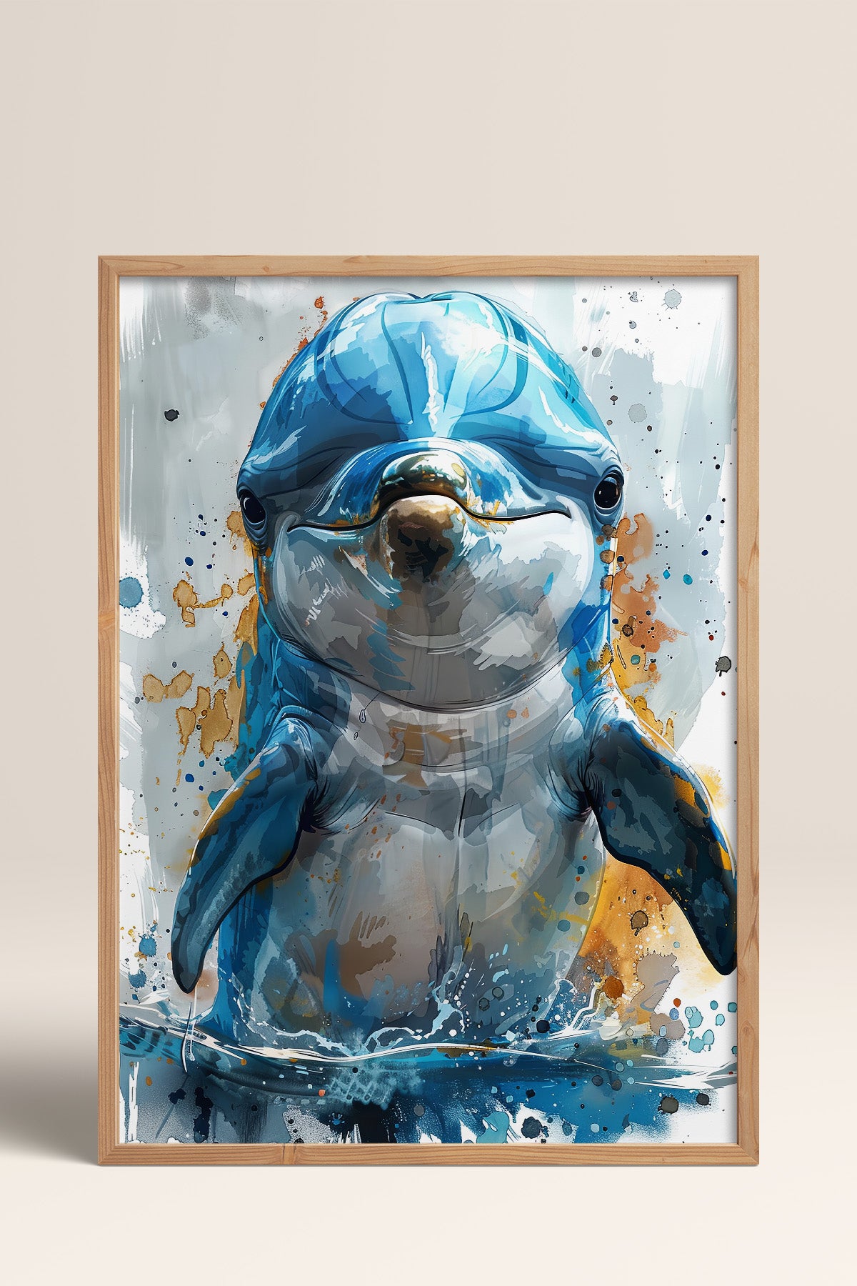 HOMEPACK Sevimli Dolphin Tablo  BEK-8545