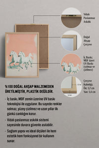 HOMEPACK Pembe Ufuklar Tablo  BEK-8546