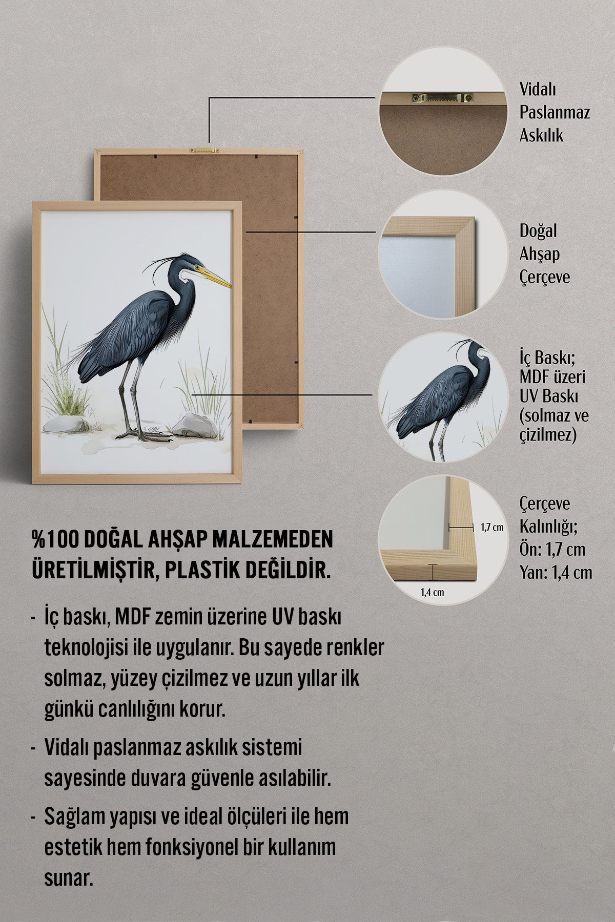 HOMEPACK Gölün Bekçisi Tablo  BEK-8551