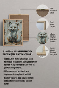HOMEPACK Minik Kutup Tilkisi Tablo  BEK-8557