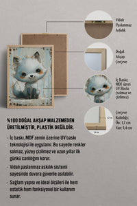 HOMEPACK Sevimli Tilki Bebek Tablo  BEK-8558