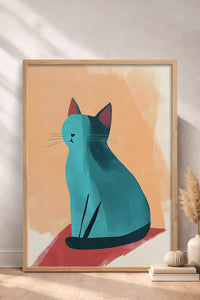 HOMEPACK Tatlı Modern Kedi Tablo  BEK-8514