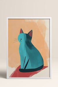 HOMEPACK Tatlı Modern Kedi Tablo  BEK-8514