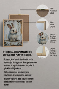 HOMEPACK Şirin Pofuduk Tavşan Tablo  BEK-8561