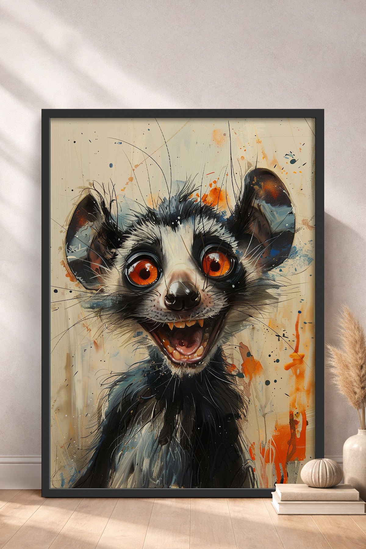 HOMEPACK Çılgın Lemur Gecesi Tablo  BEK-8569