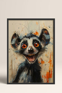 HOMEPACK Çılgın Lemur Gecesi Tablo  BEK-8569