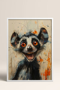 HOMEPACK Çılgın Lemur Gecesi Tablo  BEK-8569
