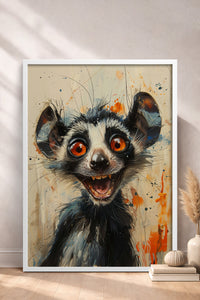 HOMEPACK Çılgın Lemur Gecesi Tablo  BEK-8569
