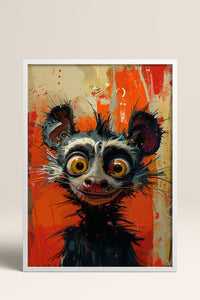 HOMEPACK Uykusuz Lemur Tablo  BEK-8570