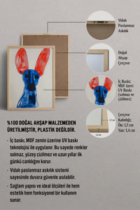 HOMEPACK Fırça İzli Köpek Tablo  BEK-8572