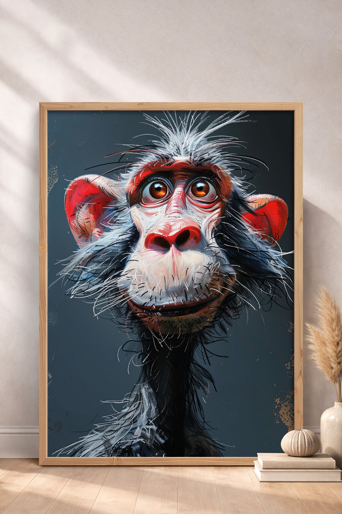 HOMEPACK Şaşkın Maymun Tablo  BEK-8575