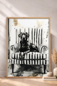 HOMEPACK Karizmatik Labrador Köpek Tablo  BEK-8576