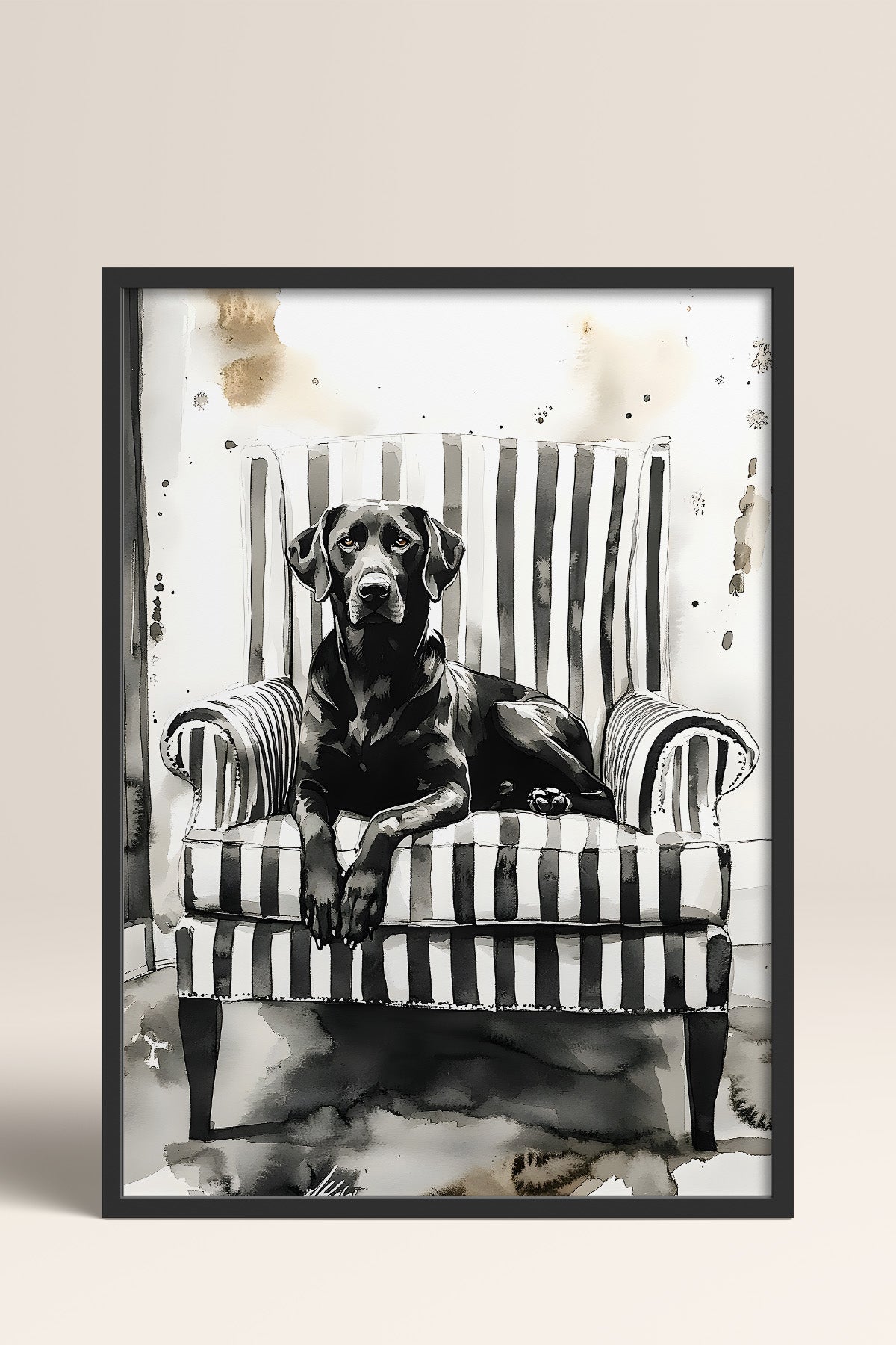 HOMEPACK Karizmatik Labrador Köpek Tablo  BEK-8576