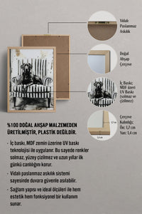 HOMEPACK Karizmatik Labrador Köpek Tablo  BEK-8576