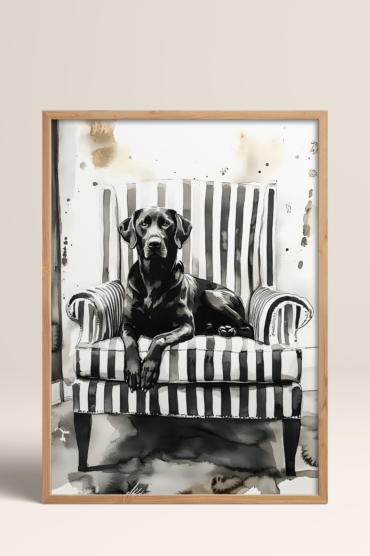 HOMEPACK Karizmatik Labrador Köpek Tablo  BEK-8576