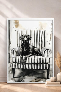 HOMEPACK Karizmatik Labrador Köpek Tablo  BEK-8576