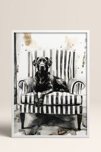 HOMEPACK Karizmatik Labrador Köpek Tablo  BEK-8576