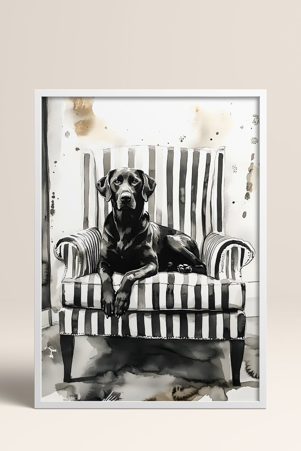 HOMEPACK Karizmatik Labrador Köpek Tablo  BEK-8576