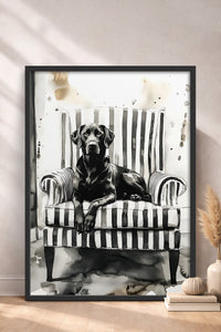 HOMEPACK Karizmatik Labrador Köpek Tablo  BEK-8576