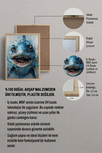 HOMEPACK Okyanusun Çılgın Balığı Tablo  BEK-8581